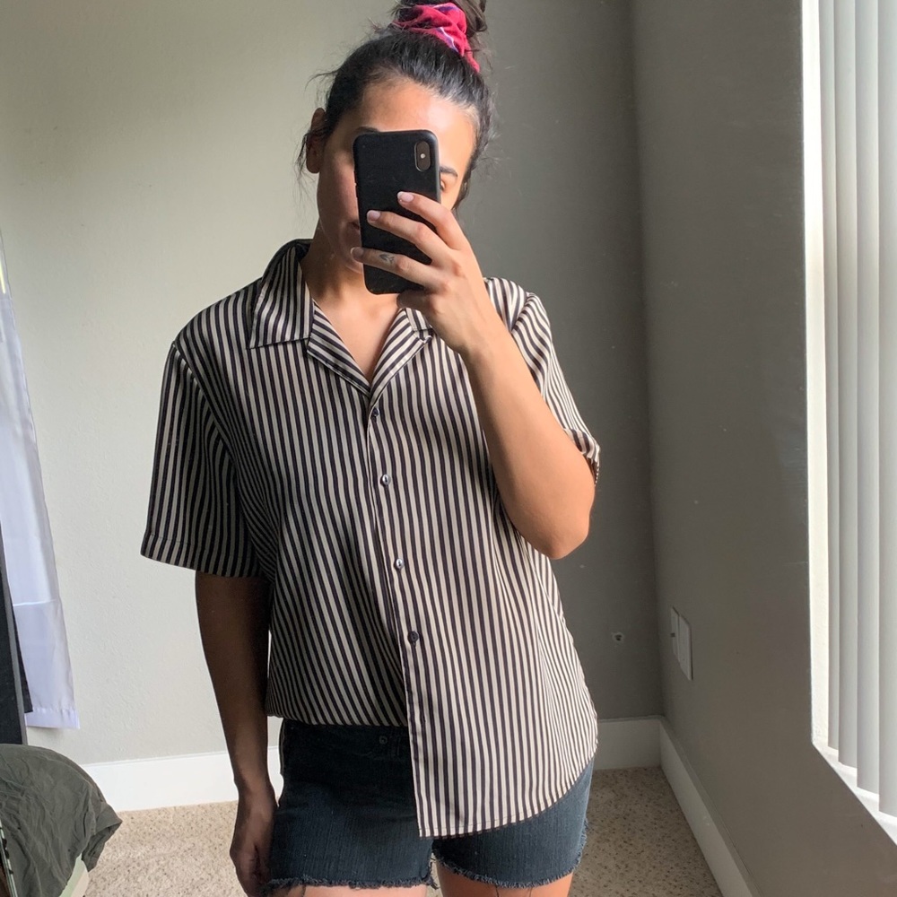 Stripped Button Down